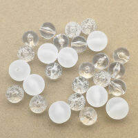 New Arrival! ClearBubblyFrostedAurora Round Beads for Handmade Necklace Earring DIY Parts,Jewelry Findings &amp; Components