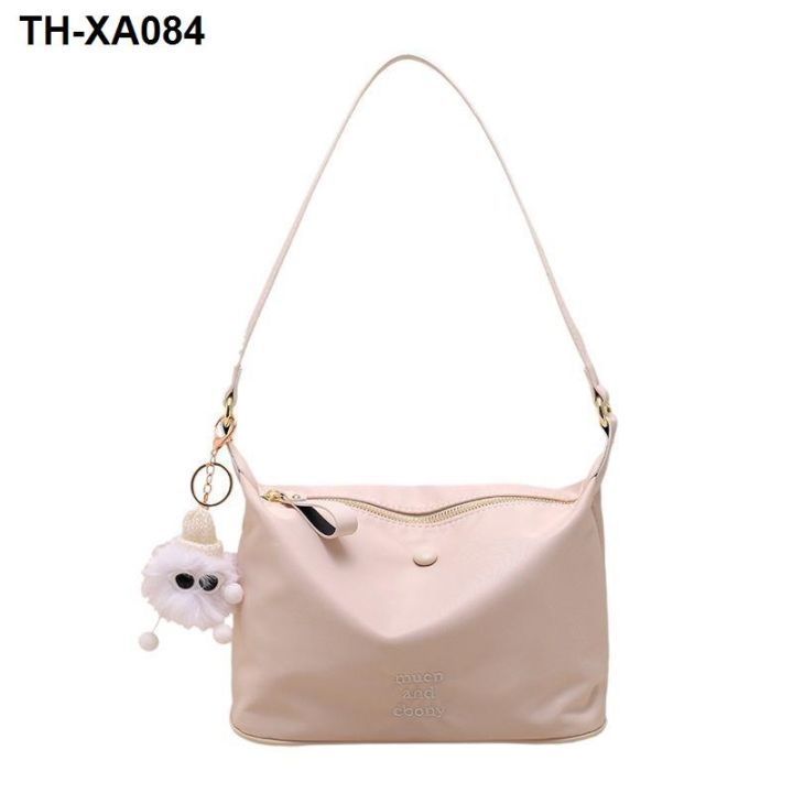 ผ้าใบไนลอนกระเป๋าผู้หญิงอินเทรนด์เกาหลี-อเนกประสงค์ไหล่-messenger-tote