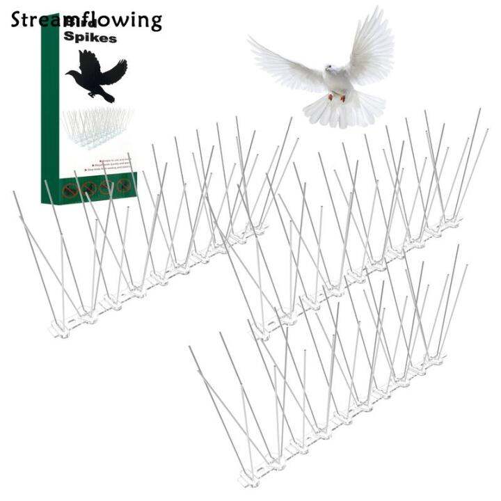 12Pcs Bird Spikes Stainless Steel Weather Resistant Bird Repellent