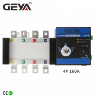 GEYA ATS PC Class Automatic Transfer Switch Generator Changeover Switch 3P 4P 160A AC400V อัตโนมัติหรือด้วยตนเอง ATS 440V-Pujeu