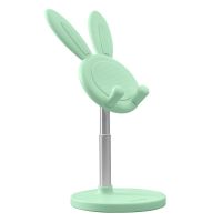 ONLIVING Cute Bunny Phone Holder Desktop Cell Phone Holder Stand Compatible With All Mobile PhoneTablet Height Angle Adjustable