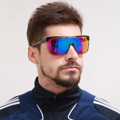 VISION Square Shield Sunglasses Men Driving 2019 Male Luxury Brand Sun Glasses for Men Designer Cool Shades MIRROR Retro