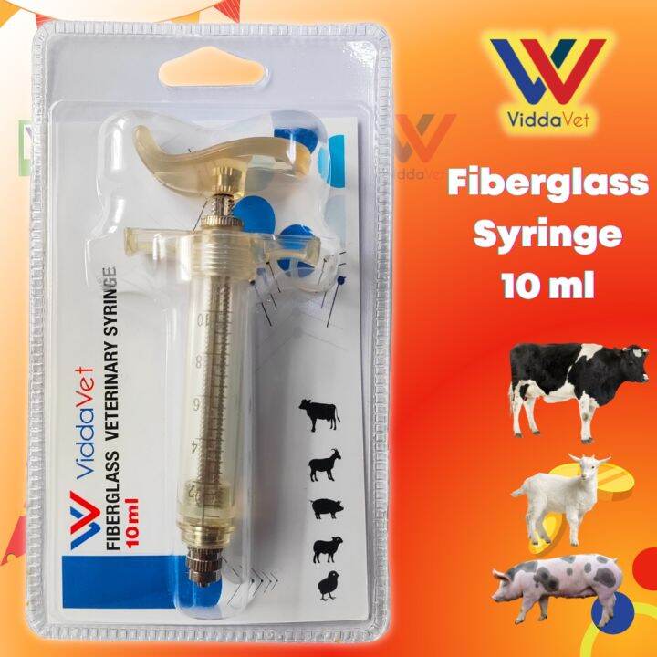 new improved tpx 10 mL Fiberglass reusable syringe 10 ml syringe for