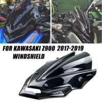 ▪⊙❣ Windshield For KAWASAKI Z900 2017 2019 Motorcycle Accessories Front Screen Windscreen Fairing ABS Z 900 2017 2018 2019 Acc Kit