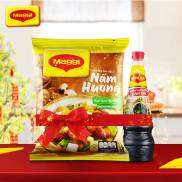 Hạt nêm Nấm Hương Cao Cấp Maggi gói 450gr tặng chai nước tương Maggi