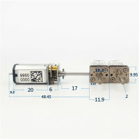ไมโคร N20มอเตอร์ DC 3โวลต์1200รอบต่อนาทีขนาดเล็กมินิลดโลหะเต็มเกียร์เกียร์มอเตอร์17มิลลิเมตรยาวรอบเพลา DIY RC หุ่นยนต์รถของเล่น