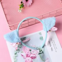 【CW】 New Night Bar Decorate Headbands  Fur Ear Hairband Anime Costume Hair