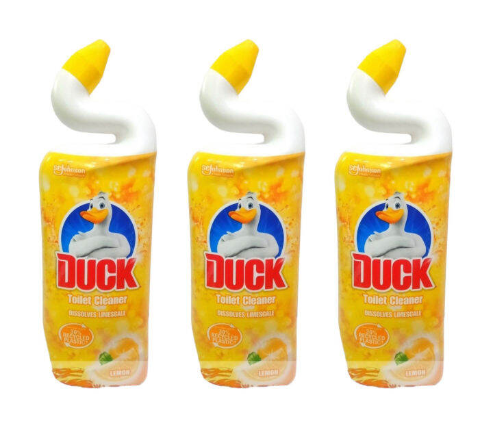 Duck Toilet Cleaner LEMON (3 x 750ml) Lazada PH