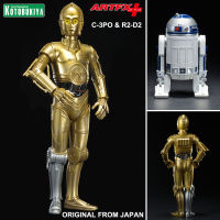 ของแท้ Figure Kotobukiya ARTFX+ จากหนังดัง Star Wars สตาร์ วอร์ส C-3PO &amp; R2-D2 ซีทรีพีโอ และ อาร์ทูดีทู 1/10 Easy Assembly Kit งานแท้ ฟิกเกอร์ อานิเมะ Original imported from Japan Animation Genuine Manga อนิเมชั่น