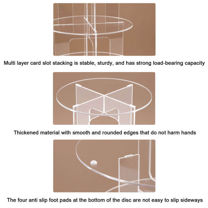 ชั้นวางของในห้องน้ำคัพเค้กที่วางคัพเค้กชั้นวางของในห้องน้ำคัพเค้กหลายชั้นสวยงามแท่นวางเค้กอะคริลิกหรูหราที่วางขนมประกอบได้ง่าย