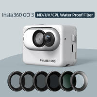 สำหรับ Insta360 GO 3ตัวกรองกันน้ำ ND กล้องแอคชั่นแคมเมราวางบนนิ้วหัวแม่มือ GO2อุปกรณ์เสริมเลนส์ป้องกัน