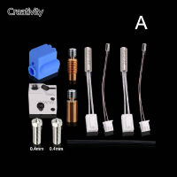 3D printer Extruder Sidewinder X1 Genius Hornet Plated Copper Volcano Nozzle Bi-metal Heatbreak Heater Thermistor