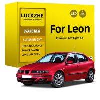 ชุดหลอดไฟ Led สำหรับภายในรถยนต์สำหรับที่นั่ง Leon 1 M 1P,MK1 5F MK2 MK3 1999-2016 2017 2018โดมอ่านหนังสือท้ายไฟส่องแผนที่ Canbus