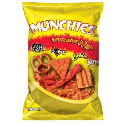 Items for you 👉 Munchies flamin hot snack mix 262.2g. สแน็คมิกซ์ รวมยี่ห้อดังในห่อเดียว นำเข้าจากอเมริกา