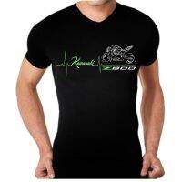 Ready Stock Men Top Shirt 100% Cotton Roundneck T-Shirt Moto Kawasaki Z800 Bike