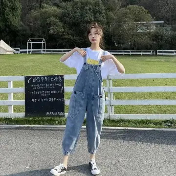 2023 Autumn Womens Blue Denim Denim Jumpsuit With Girly Button Pocket  Casual, Fashionable, And Loose Fitting Romper From Pipa, $17.39 | DHgate.Com
