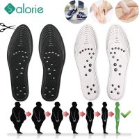 ℡☫ 18 Magnets Magnetic Massage Insoles Foot Acupressure Shoe Pads Therapy Slimming for Weight Loss Cutting