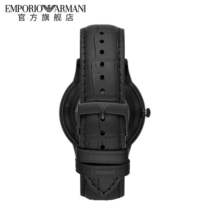 emporio-armani-นาฬิกาซามูไรสีดำ-นาฬิกากลไกกีฬาสำหรับผู้ชาย-ar60042
