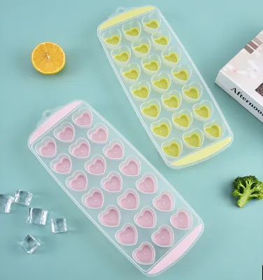 21-cell Mold Easy Release Ice Molds Competitor Links: Make Ice Artifact Heart Shaped Ice Cube Trays Silicone Ice Cube Trays Ice Maker Parts Silicone Ice Mold Shape Ice Balls Maker Heart Shape Ice Cube Tray
