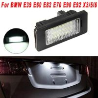 ไฟป้ายทะเบียนรถยนต์ Led หลอดไฟสำหรับ Bmw รถ E60 E39 E82 E70 E90ไร้ความผิด E92 X3/5/6ไฟท้ายป้ายทะเบียนรถอุปกรณ์เปลี่ยนหลอดไฟ1ชิ้น