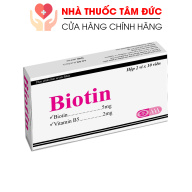 Viên uống bổ sung Biotin, Vitamin B5 giúp tóc chắc khỏe, giảm gãy rụng tóc, bảo vệ da tóc - Hộp 20 viên thumbnail