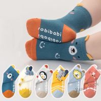 【hot sale】 ✣∋☃ C10 2023 Baby Cotton Anti-Slip Floor Socks Printed Cartoon Cute Ear Design Socks for Kids 0-3 Y