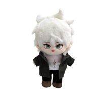 เกม Danganronpa ตุ๊กตาผ้ากำมะหยี่ Nagito Komaeda ยัดไส้อนิเมะคอสเพลย์ผ้า Plushie แต่งตัวของเล่นประกอบฉากของขวัญพร20ซม.