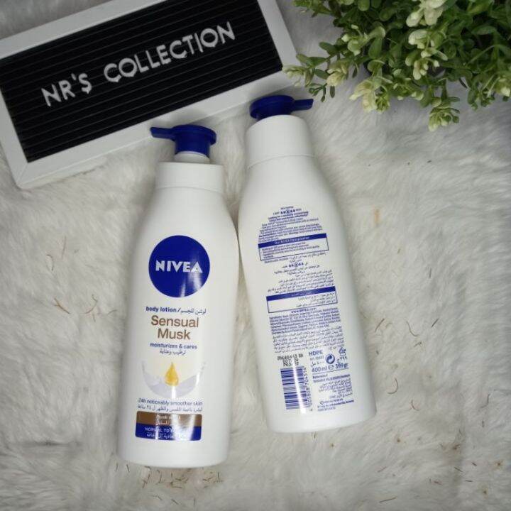 Nivea Body Lotion Sensual Musk 400ml (imported from dubai) Lazada PH