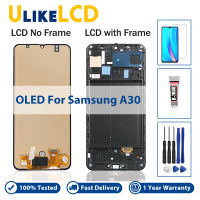 6.4 "ใหม่ OLED จอแอลซีดีสำหรับ S Amsung G Alaxy A30 A305 /Ds A305F A305FD A305A จอแสดงผล LCD Touch Screen Digitizer สมัชชา