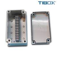 TIBOX TJ-15P-M กล่องพลาสติก พร้อมเทอร์มินอลบล็อก (Plastic Terminal Block Box IP66) 15Pole 10A Size : 100x180x75 mm.