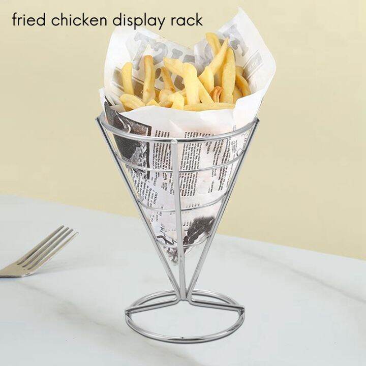 4-pcs-french-fries-stand-cone-basket-fry-holder-with-dip-dishe-cone-snack-fried-chicken-display-rack-food-shelves-bowl