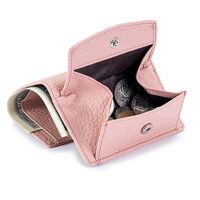 Genuine Leather Women Wallets and Purses Fashion Small Wallet with Mini Coin Pocket Rfid Blocking Purse Designer Portfel Damski