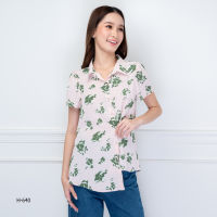 VERONIQA Shirt AM-H640 by AMILA วินเทจ แขนสั้น IGPU22-8