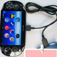 【Factory-direct】 【High-quality】 2 In 1 USB Data Transfer Sync Cable Charger สายชาร์จสำหรับ PS Vita PSV เกม1.2M PSP1000 Chargng Cable