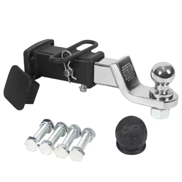 Car Universal Heavy Duty Adjustable Trailer Hook Hitch Ball Road ...