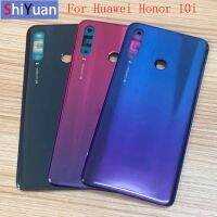 สีดำสีน้ำเงินสีแดงสำหรับ Huawei Honor 10i Hry-Lx1t ฝาครอบด้านหลังเคสอะไหล่กระจกหลัง