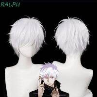 Ralph วิกผมสั้น คอสเพลย์ อะนิเมะ Jujutsu Satoru Gojo ทนความร้อน สีเทา สําหรับผู้ชาย