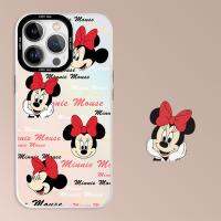 【สำหรับ iPhone】เคสโทรศัพท์ลายการ์ตูนมินนี่เดซี่โดนัลดั๊ก IMD เคสไอโฟน for iPhone 14 13 12 11Pro XSMax XR X XS 7 Plus 8Plus  เคสกันกระแทกแบบนิ่มป้องกันรอยขีดข่วน เคส