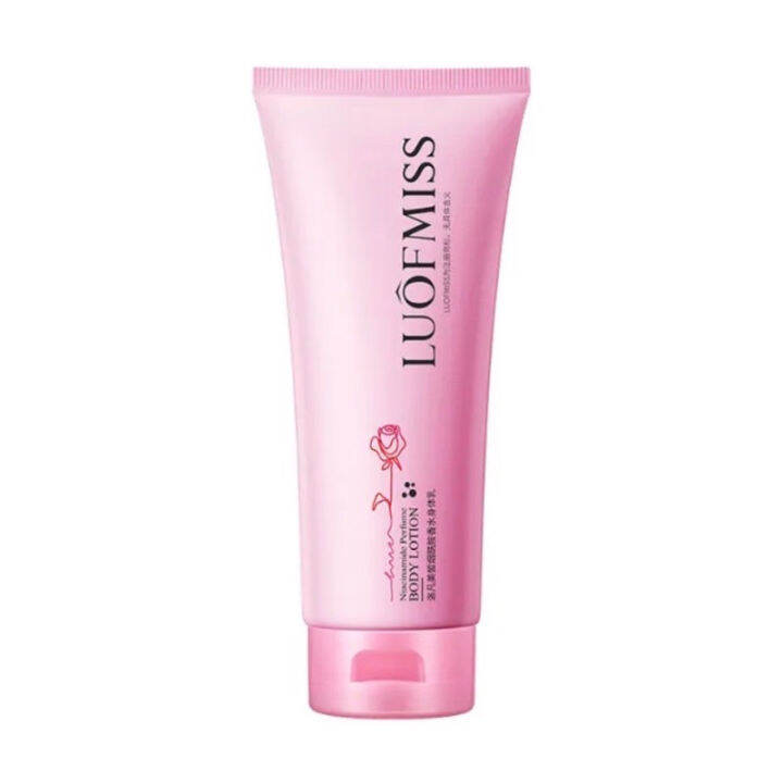 โลชั่นน้ำหอม-luofmiss-body-lotion-หอมกลิ่นดอกไม้-หอมติดผิว-ช่วยให้ผิวเนียนนุ่มชุ่มชื้น-กระจ่างใส