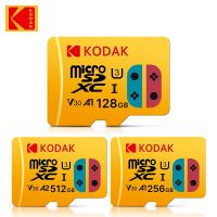 KODAK การ์ดความจำพิเศษ256GB U3 128GB 4K ไมโครการ์ด SD 256GB 512GB SDHC Microsd UHS-I C10 TF ทรานส์แฟลช Microsd พร้อมอะแดปเตอร์