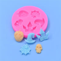 Kitchen Cake Decorating Tools DIY Silicone Mold Pastry Baking Mold Halloween Party Cake Decorating Tools Pumpkin