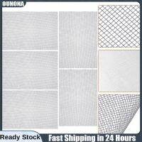 OUNONA 5 ชิ้นกระถางดอกไม้แผ่นรองตาข่าย Bonsai Grid Drainage Mesh Mats Cuttable Flowerpot Pads