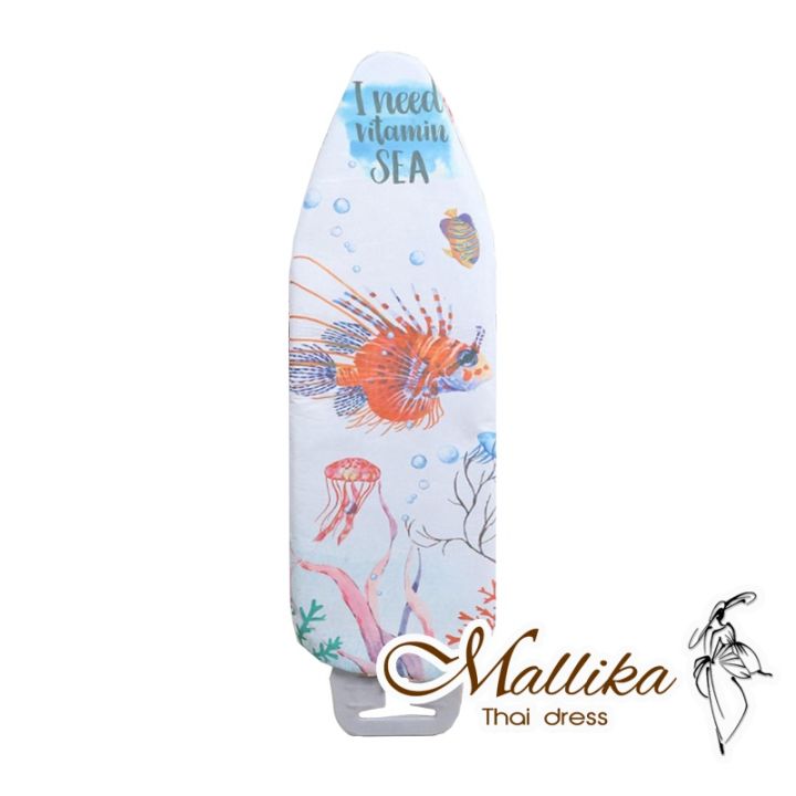 mallika-thaidress-140-50cm-ironing-board-cover-resist-scorching-and-printed-ironing-board-cover-protective-non-slip