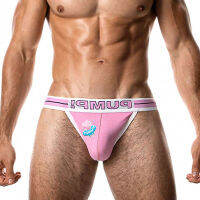 แฟชั่น Spandex ต่ำเอวเกย์ชายชุดชั้นในเซ็กซี่ Men Jockstrap Solid Man Mens s และ G Strings Top