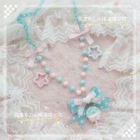 【New arrival】 แฮนด์เมดโลลิต้าหวานสร้อยคออุปกรณ์โดนัทฮาราจูกุน่ารักสร้อยคอเด็กสาวอุปกรณ์เสริมเสื้อผ้าปาร์ตี้ชาปาร์ตี้