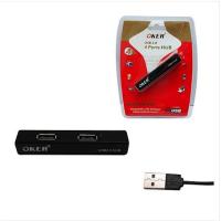 ??HOT!!ลดราคา?? OKER Hub 4 Port Usb 2.0 H-408Wh ขาว ##ที่ชาร์จ แท็บเล็ต ไร้สาย เสียง หูฟัง เคส Airpodss ลำโพง Wireless Bluetooth โทรศัพท์ USB ปลั๊ก เมาท์ HDMI สายคอมพิวเตอร์