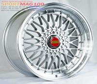 ล้อแม็กซ์ใหม่ BBS RS ขอบ 18 นิ้ว สีซิลเวอร์ขอบเงา 5รู120 (4 วง)