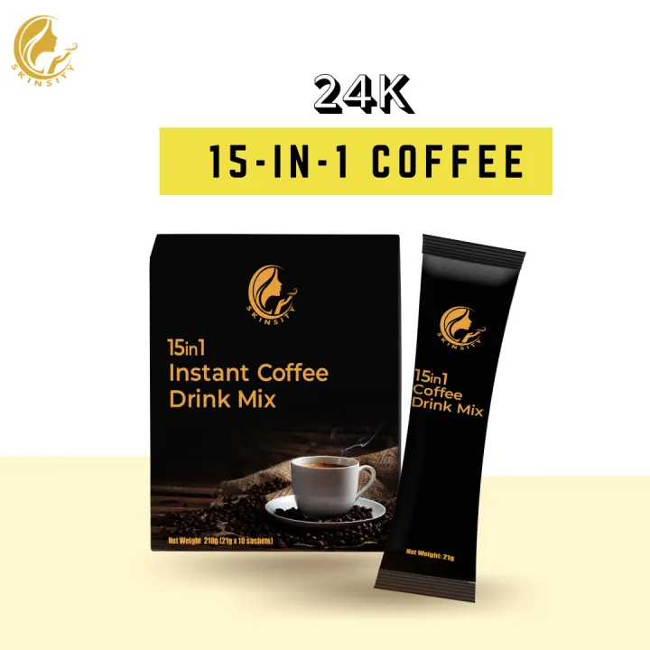 Autthentic OriginalSkinsity 15 in 1 Instant Coffee Drink Mix Slimming
