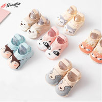 3Pairslot Baby Socks Animal Design 0-5 Years Old Childrens Socks Newborn Baby Boy Kids Pure Cotton Floor Socks for Girls