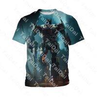 Transformers Printed Childrens Summer Boys Round Neck T-Shirt Daily Casual Tops Short Sleeves [5-14 years old]